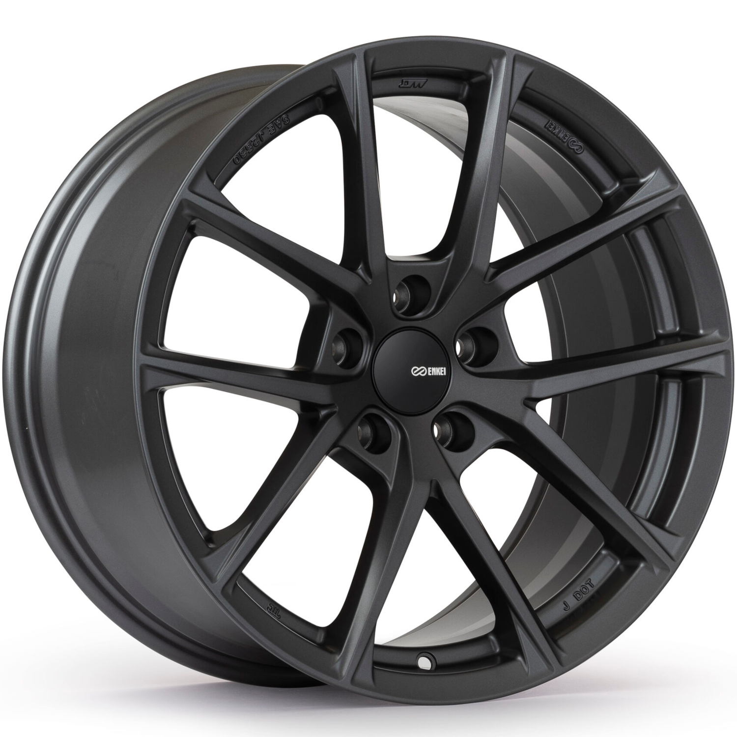 Matte Gunmetal Enkei Helix Wheels