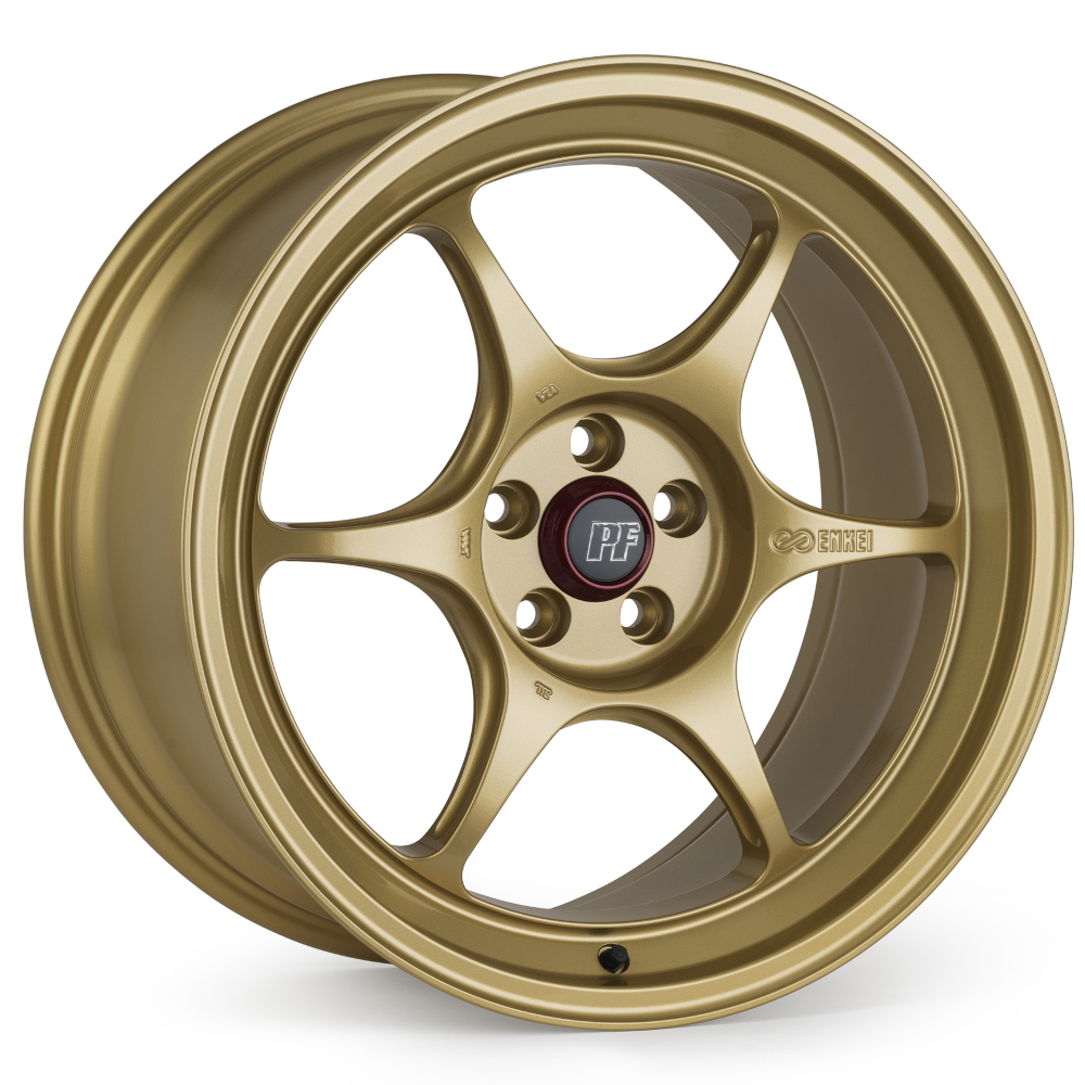 Gold Enkei PF06 Wheels