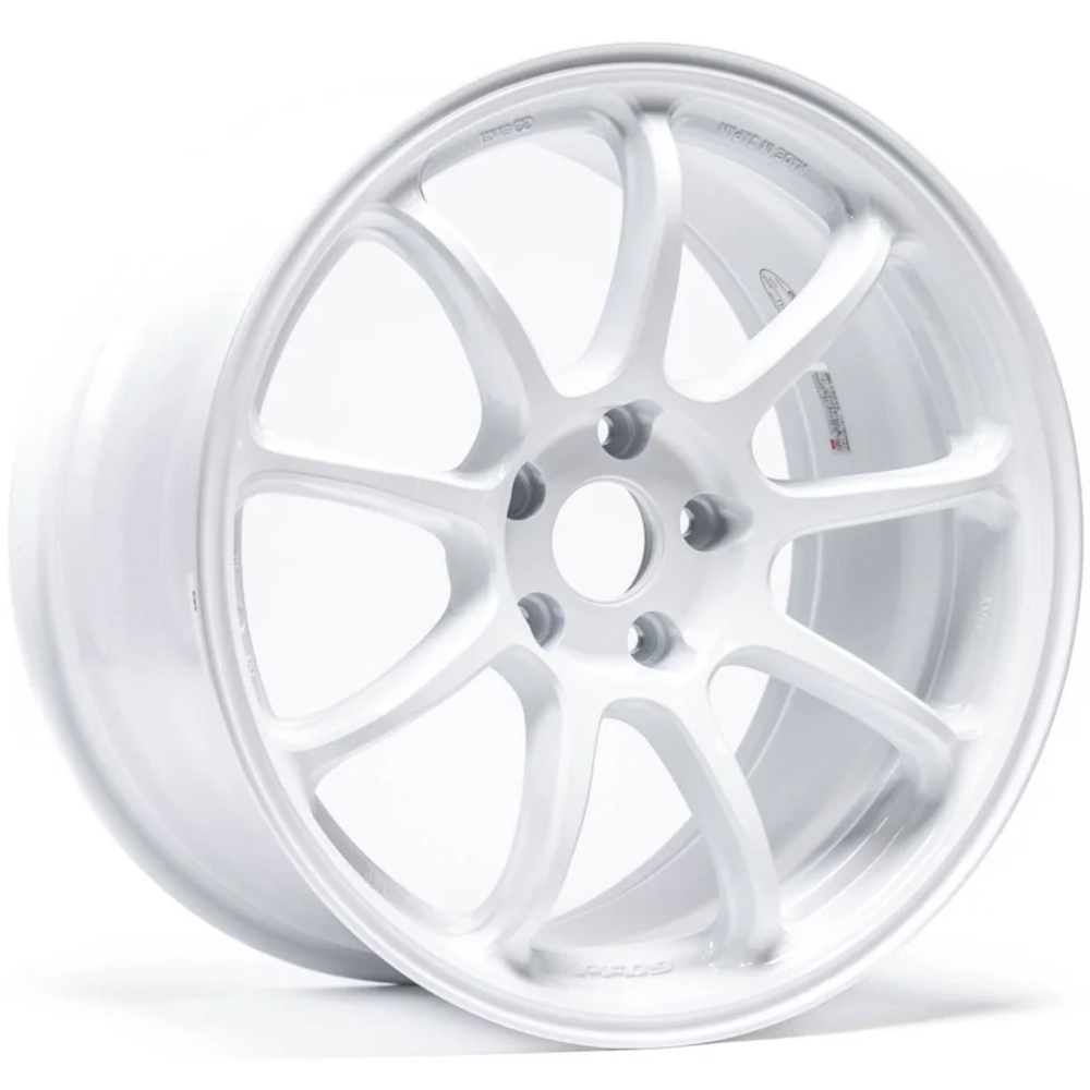 White Enkei PF09 Wheels