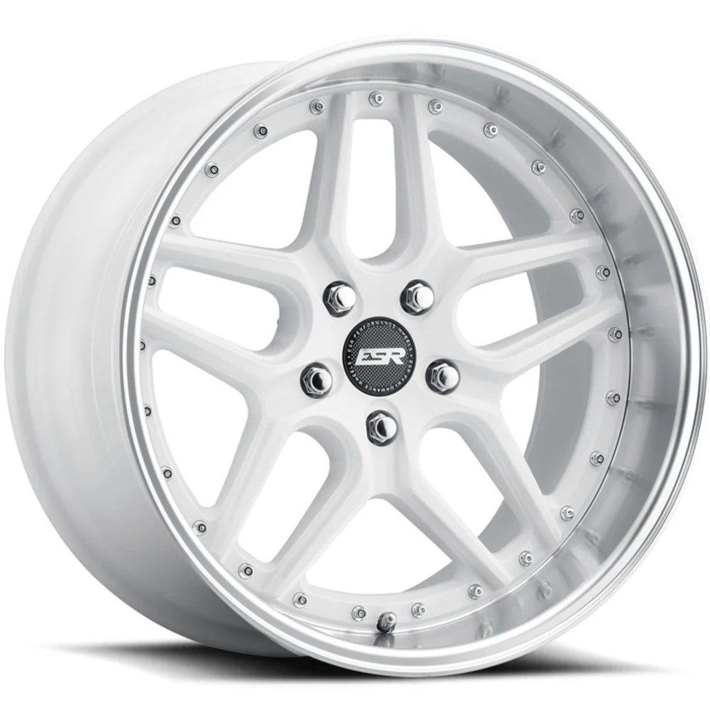 White Machined ESR CS15.2 Wheels