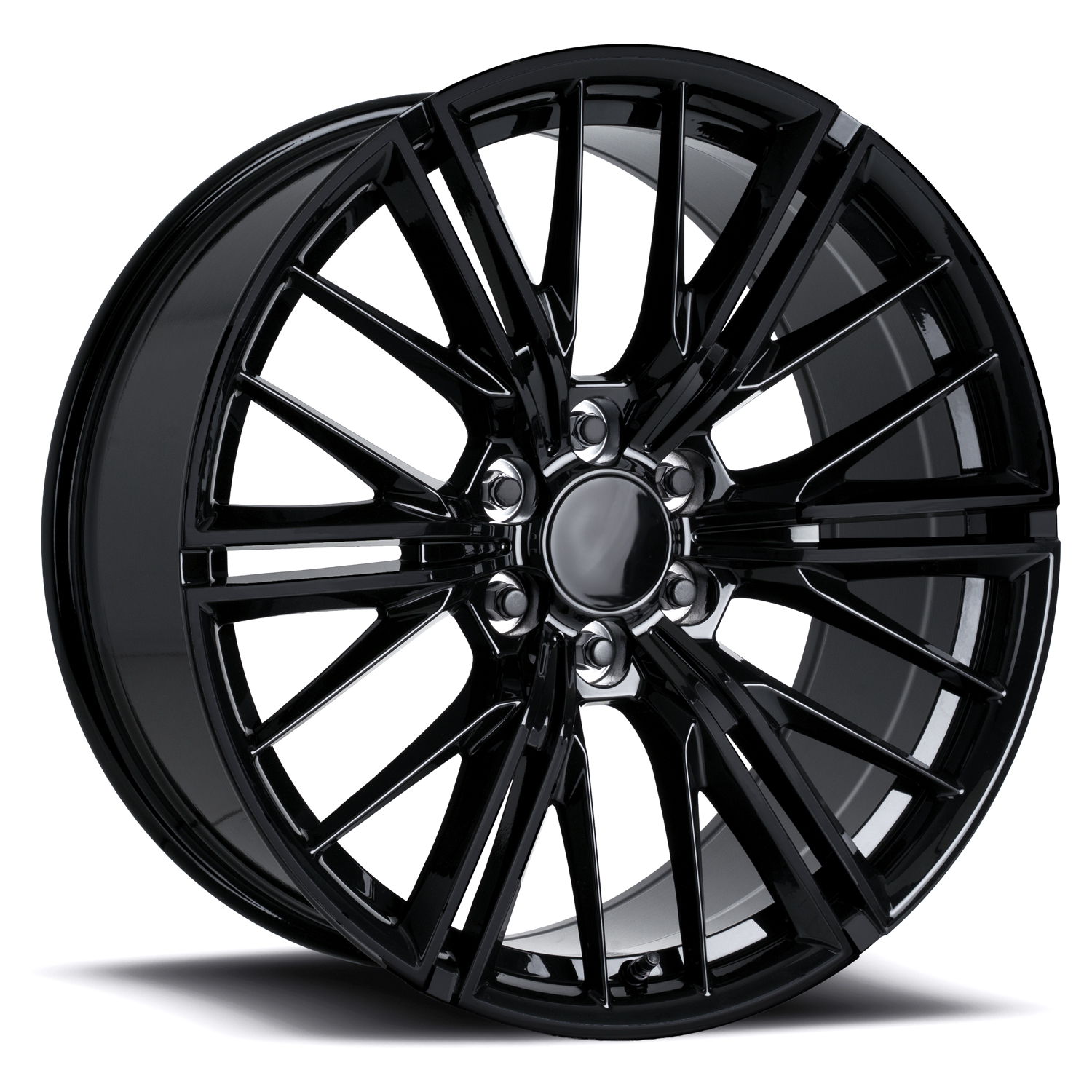 Gloss Black Factory Reproductions FR28F Wheels