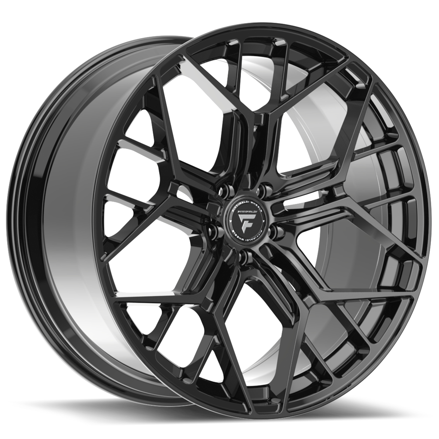 Gloss Black Fittipaldi FS371 Wheels