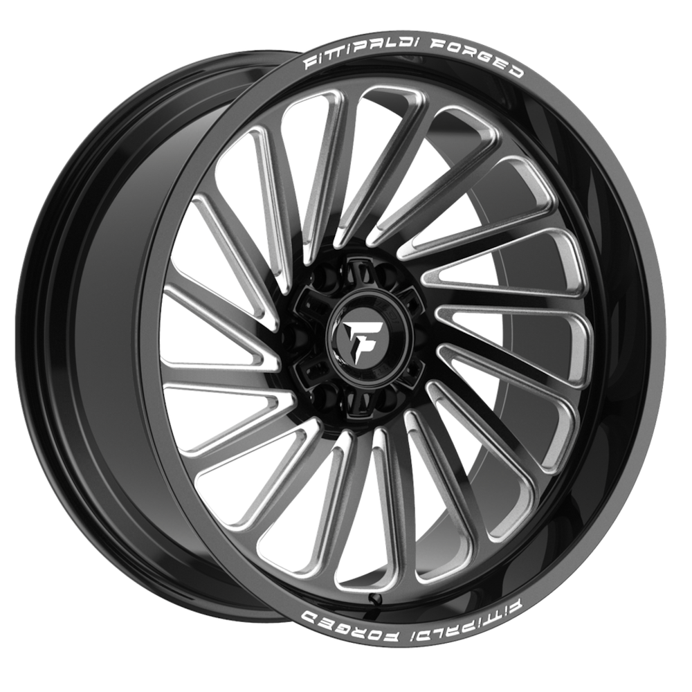 Black Milled Fittipaldi Offroad FTF503 Wheels