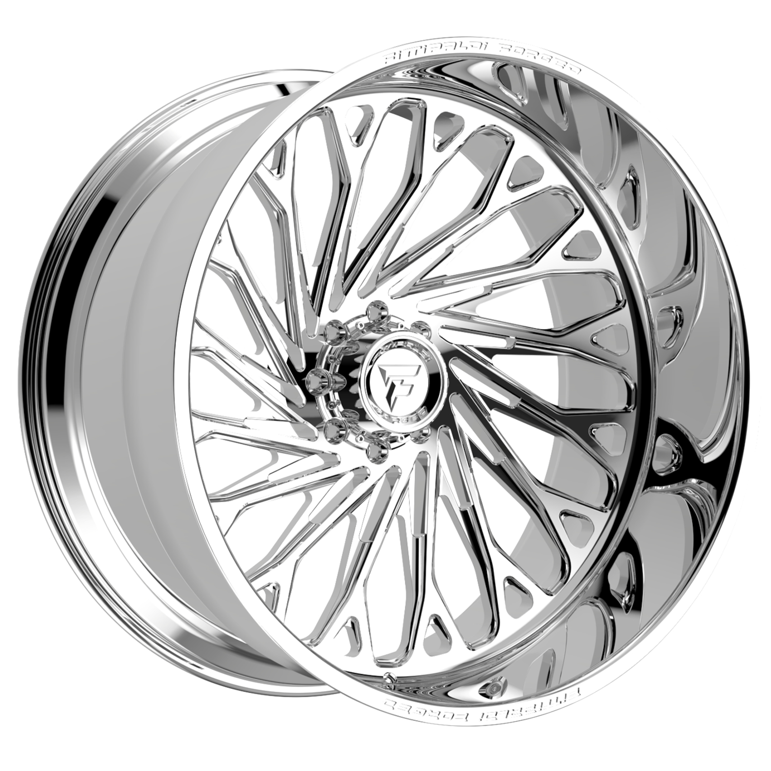 Polished Fittipaldi Offroad FTF510 Wheels