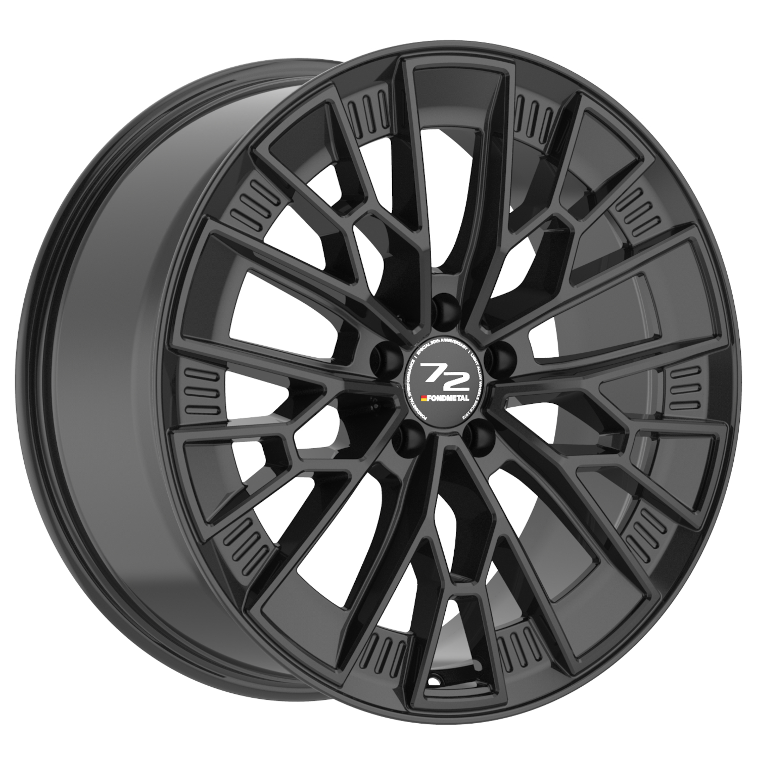 Gloss Black Fondmetal 1972 Anniversary Wheels