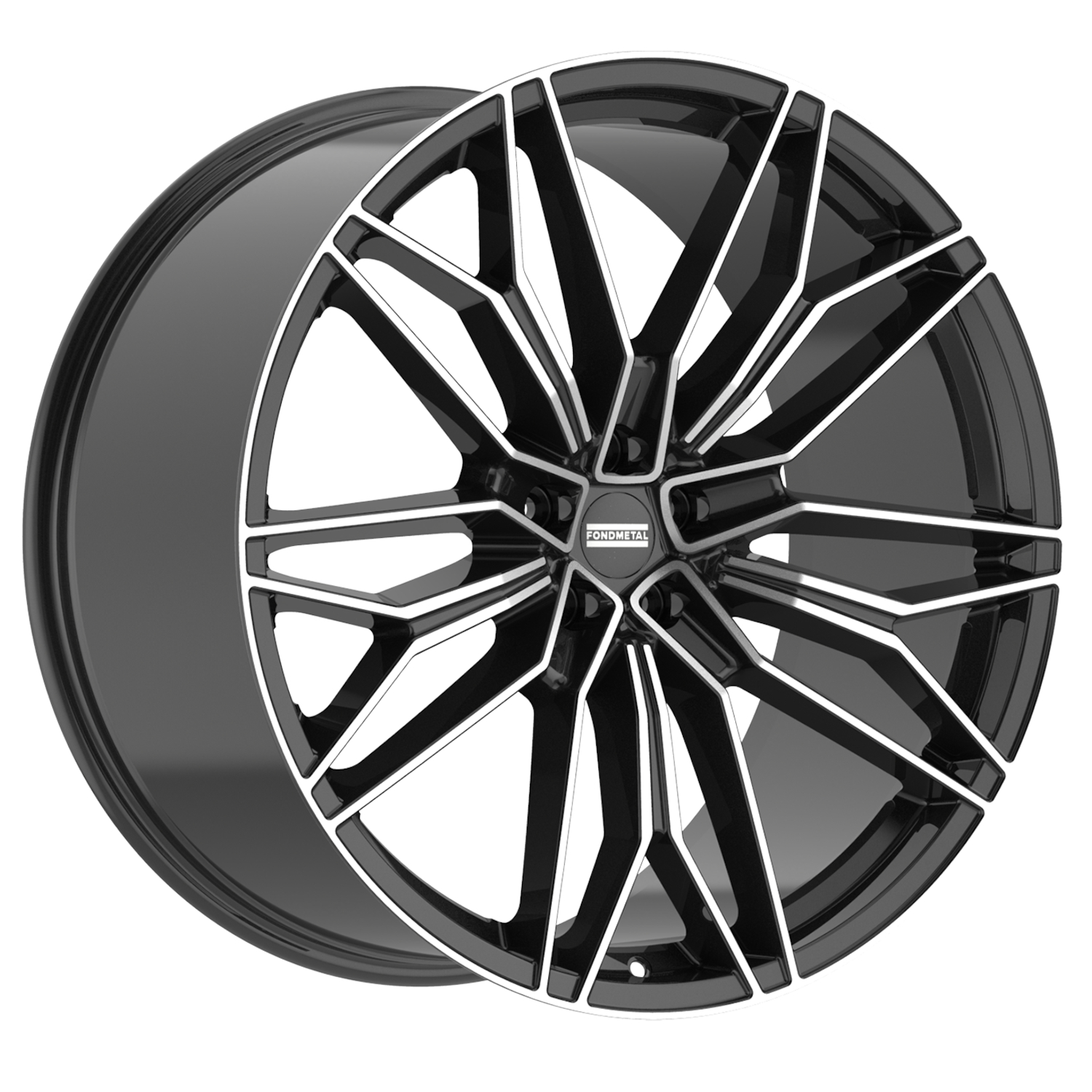 Black Machined Fondmetal STC-23 Wheels