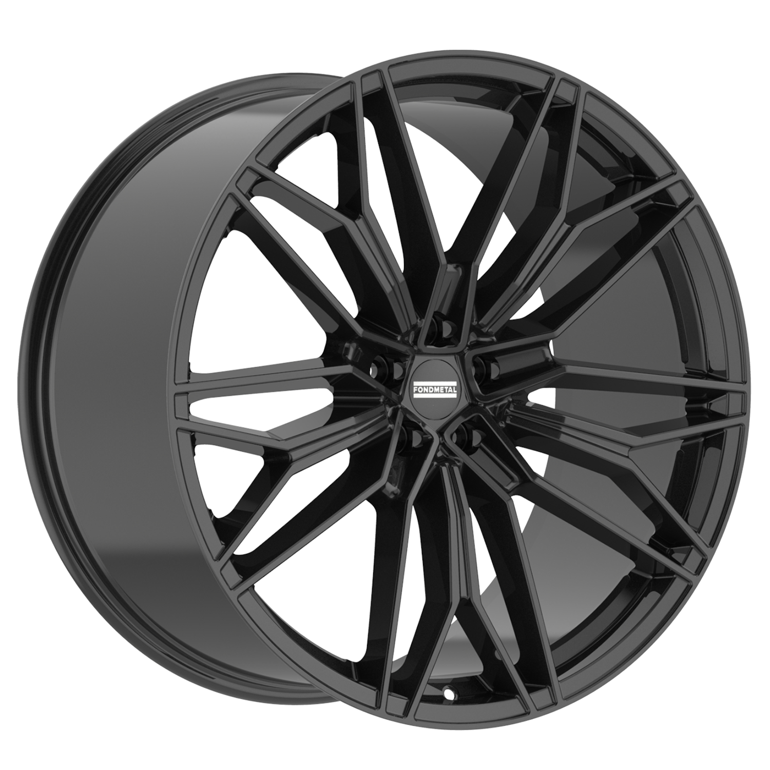Gloss Black Fondmetal STC-23 Wheels