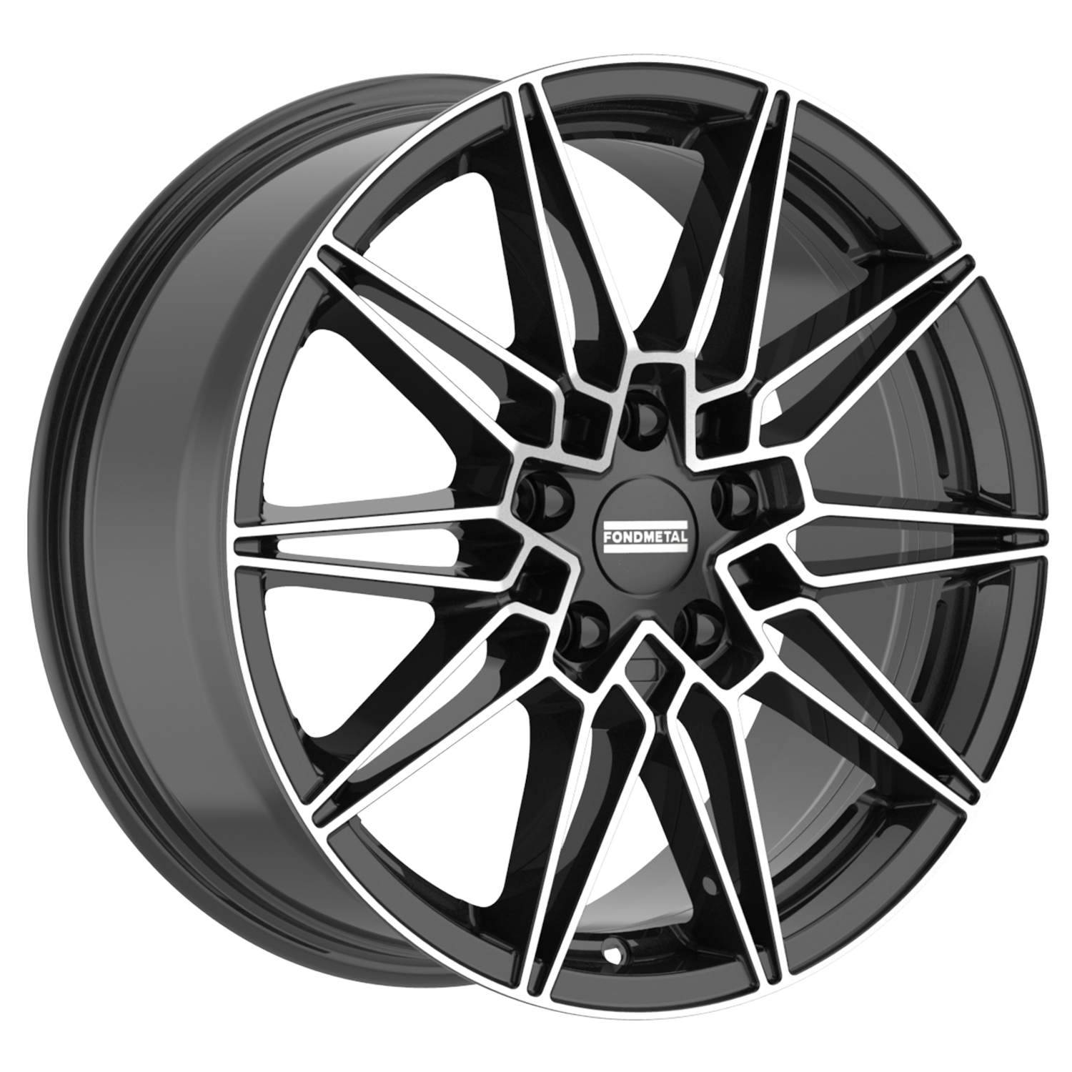 Black Machined Fondmetal Thoe Wheels