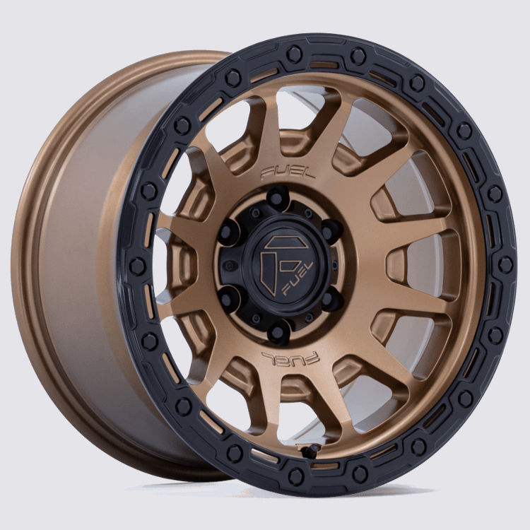 Bronze Black Fuel Fortress Wheels
