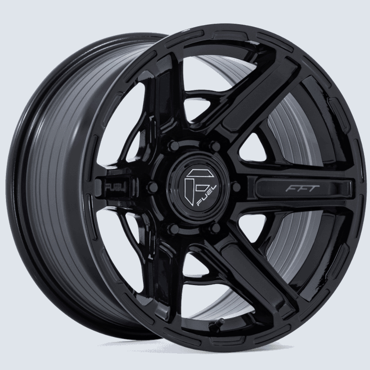 Gloss Black Fuel Gambit Wheels