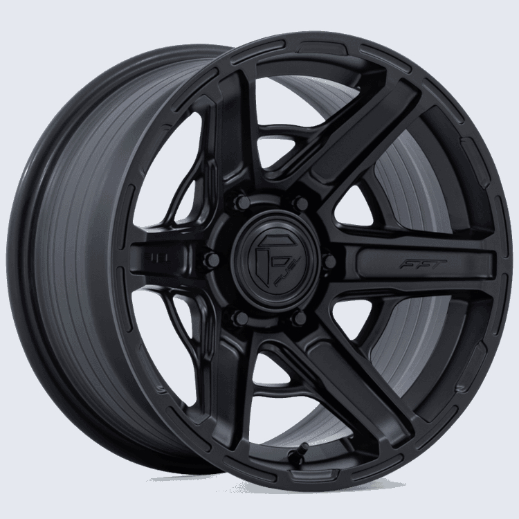 Matte Black Fuel Gambit Wheels