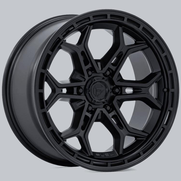 Matte Black Fuel Heathen Wheels