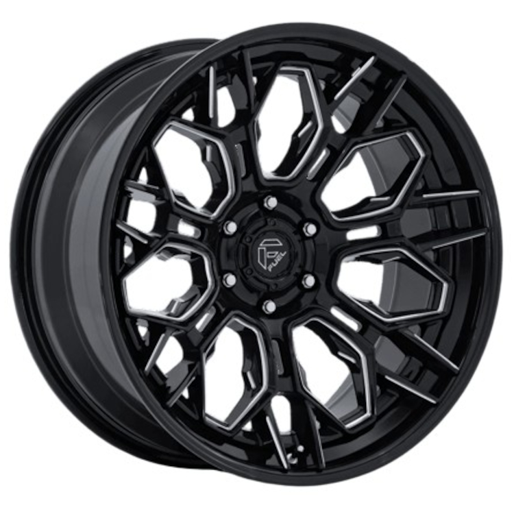 Black Milled Fuel Hive Wheels