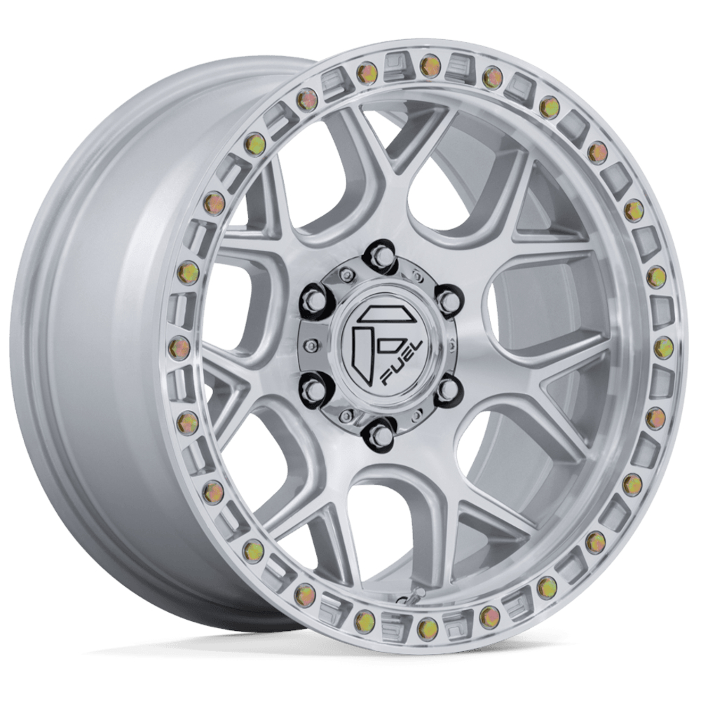 Silver Machined Fuel Puma Wheels