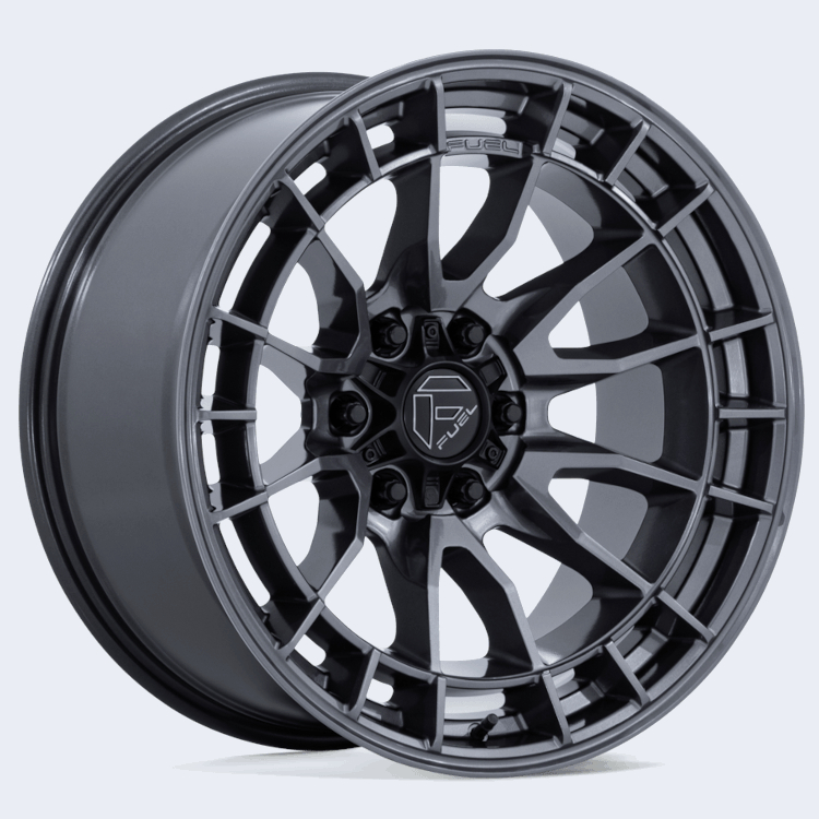 Gloss Gunmetal Fuel Revolt Wheels