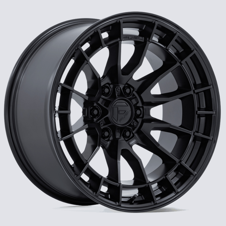 Matte Black Fuel Revolt Wheels