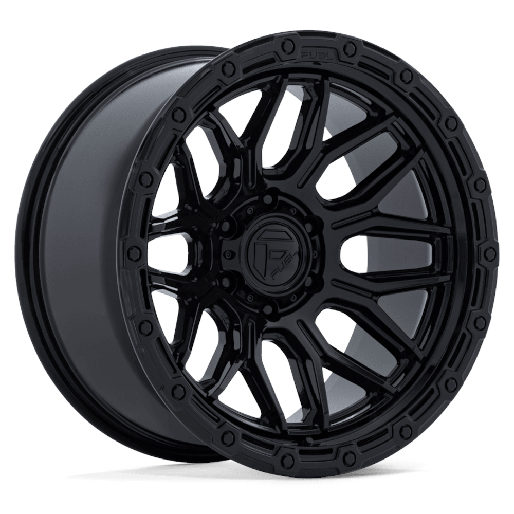 Gloss Black Fuel Surge Wheels