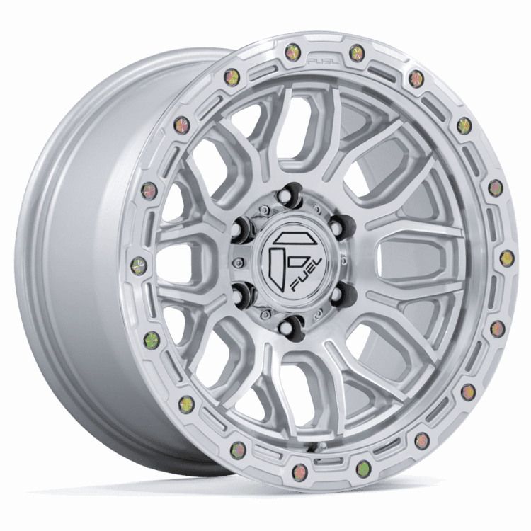 Silver Machined Fuel Surge Wheels