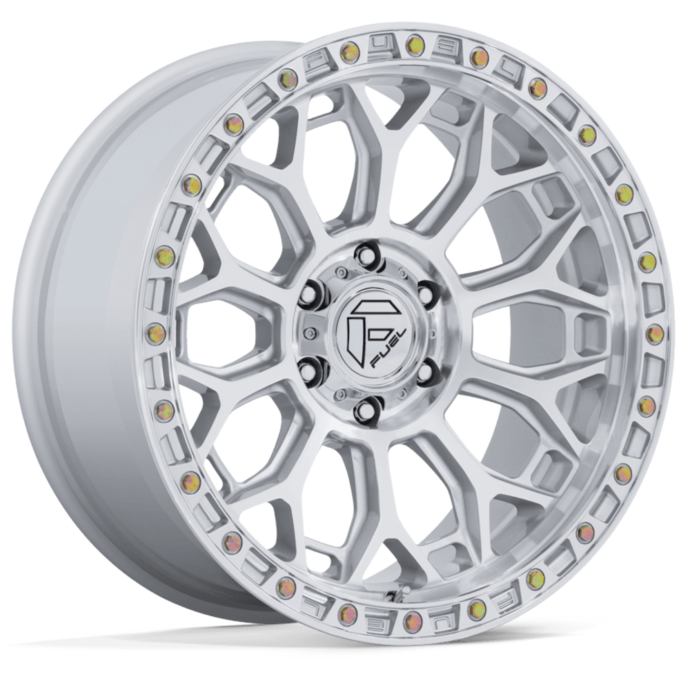 Silver Machined Fuel Talon Wheels