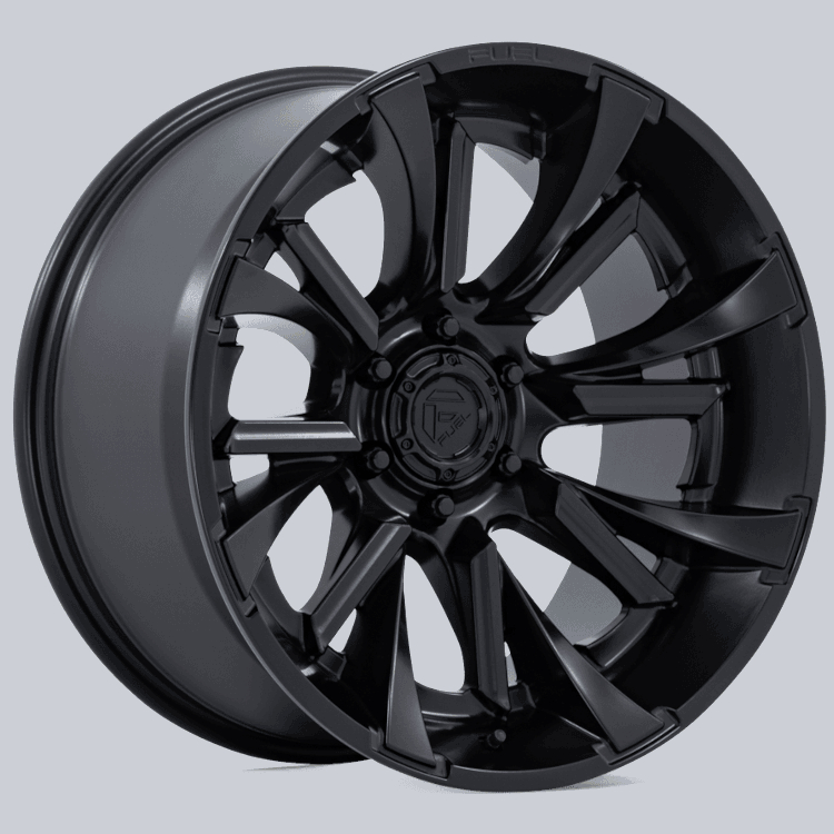 Matte Black Fuel Tantrum Wheels