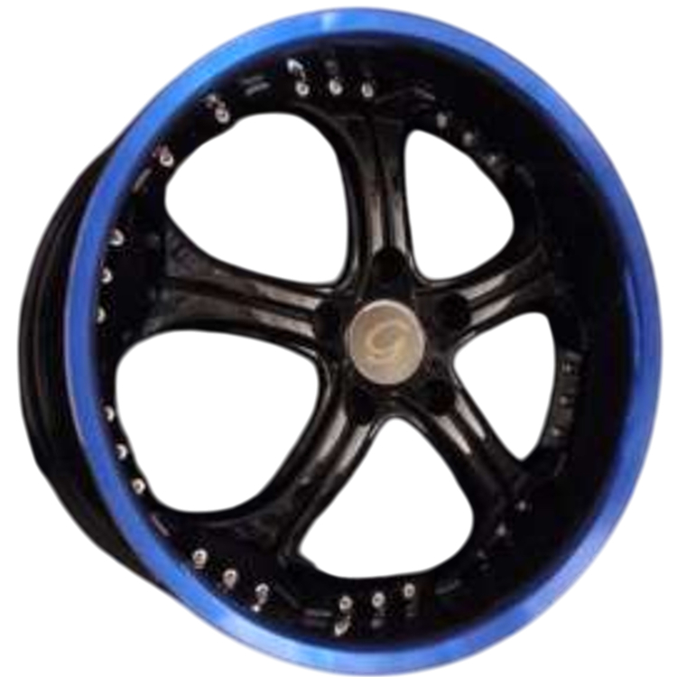 Black Blue G-Line G508 Wheels