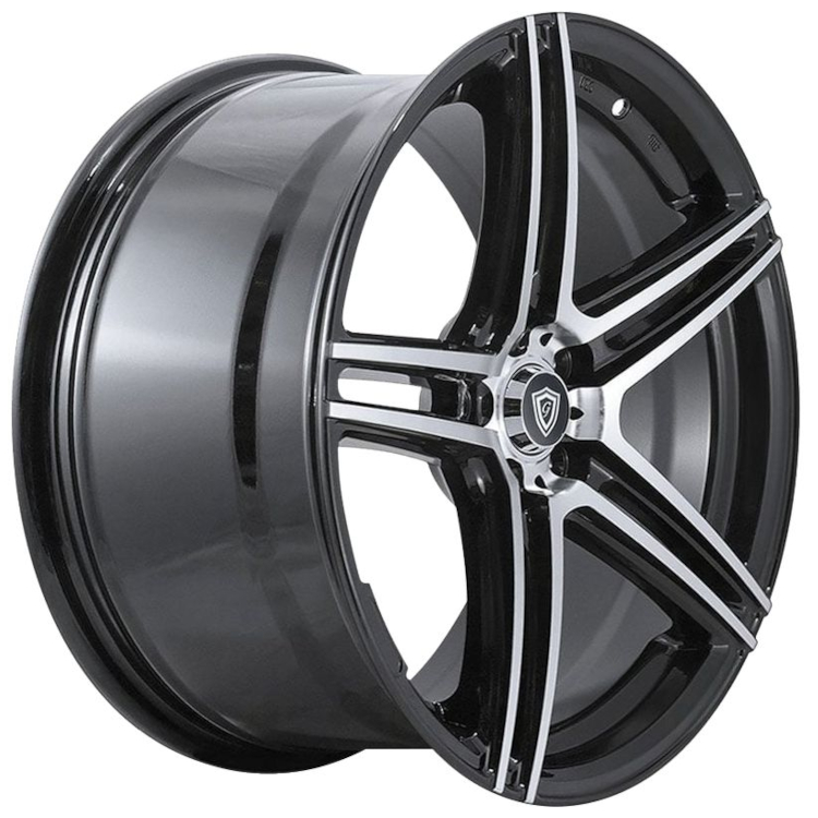 Black Machined G-Line G5098 Wheels