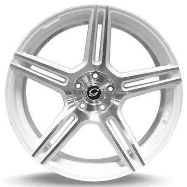 White Machined G-Line G5098 Wheels