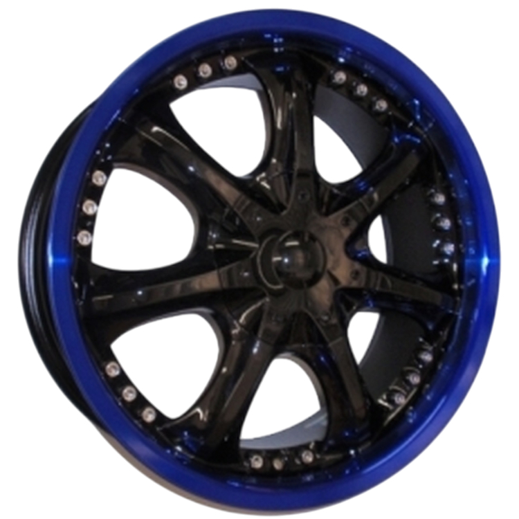 Black Blue G-Line G552 Wheels