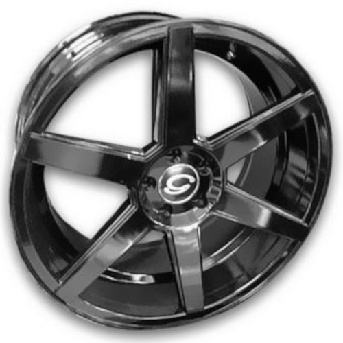 Gloss Black G-Line G6012 Wheels