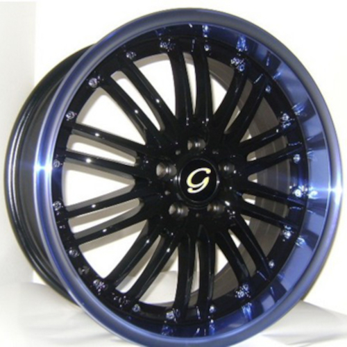 Black Blue G-Line G820 Wheels