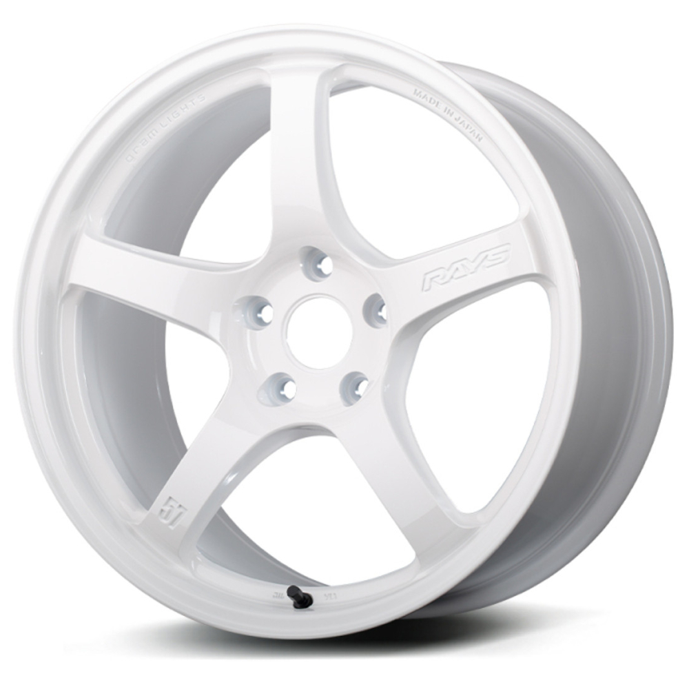 White OXZ Gram Lights 57CR Wheels