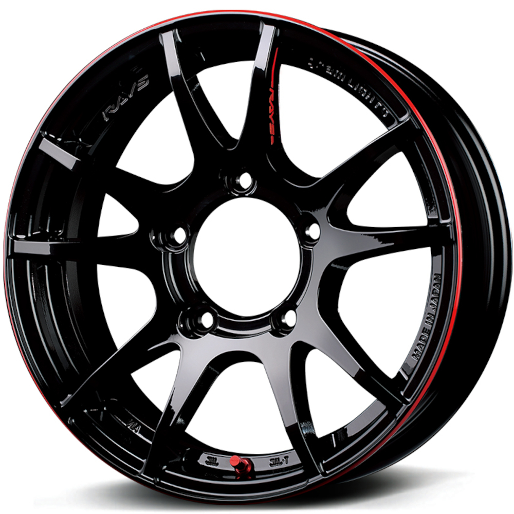 Black Red Gram Lights 57JV Rev Limited Edition Wheels