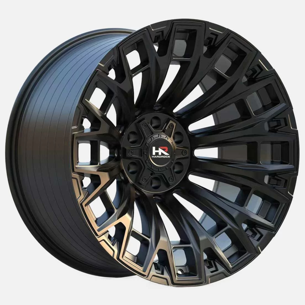 Satin Black Hardrock H110 Wheels