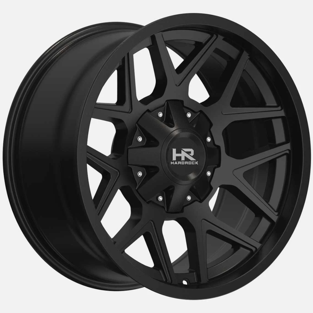 Gloss Black Hardrock Rugged Wheels