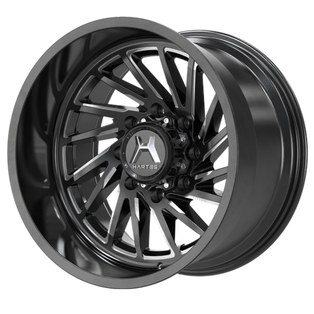 Black Milled Hartes Metal Offroad Excalibur Wheels