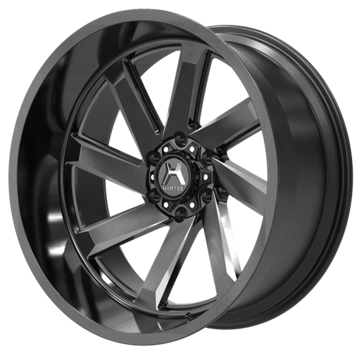 Black Milled Hartes Metal Offroad Mjolnir Wheels