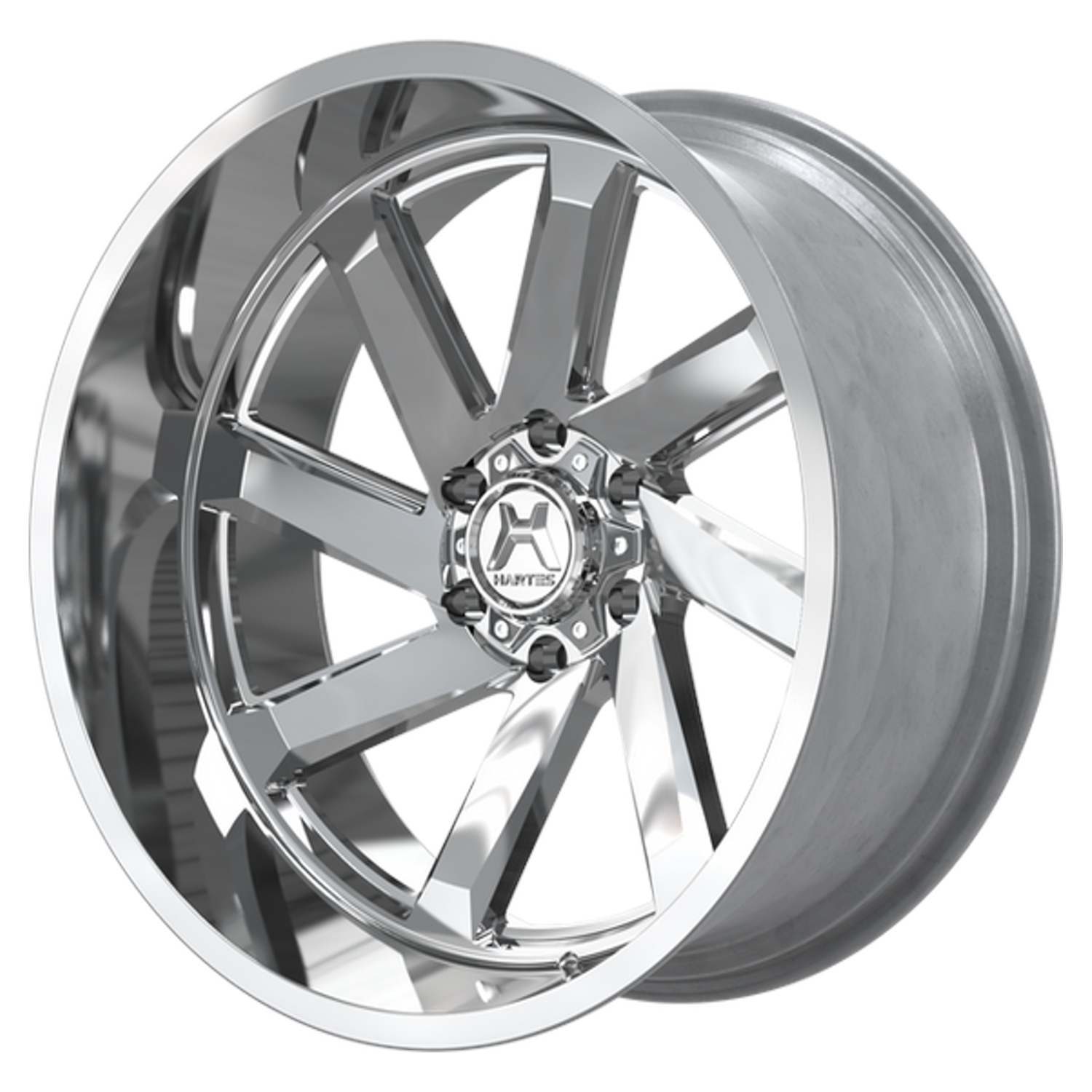Polished Hartes Metal Offroad Mjolnir Wheels