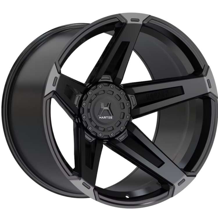 Satin Black Hartes Metal Offroad Patriot Wheels