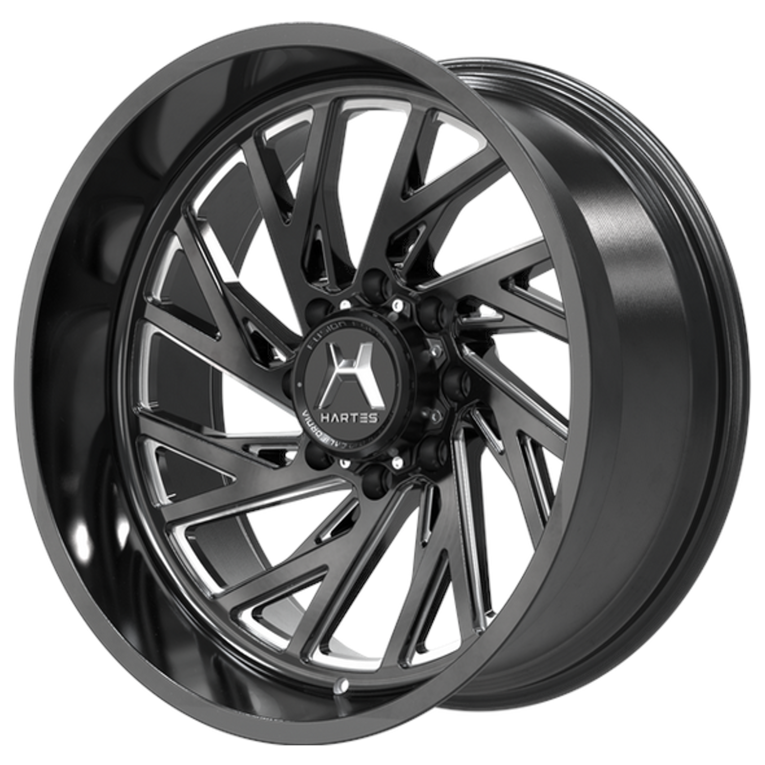 Black Milled Hartes Metal Offroad Stormbreaker Wheels