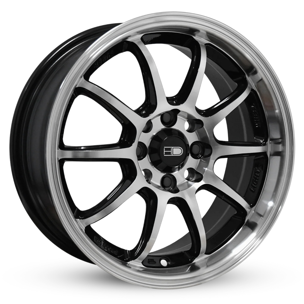 Black Machined HD Clutch Wheels