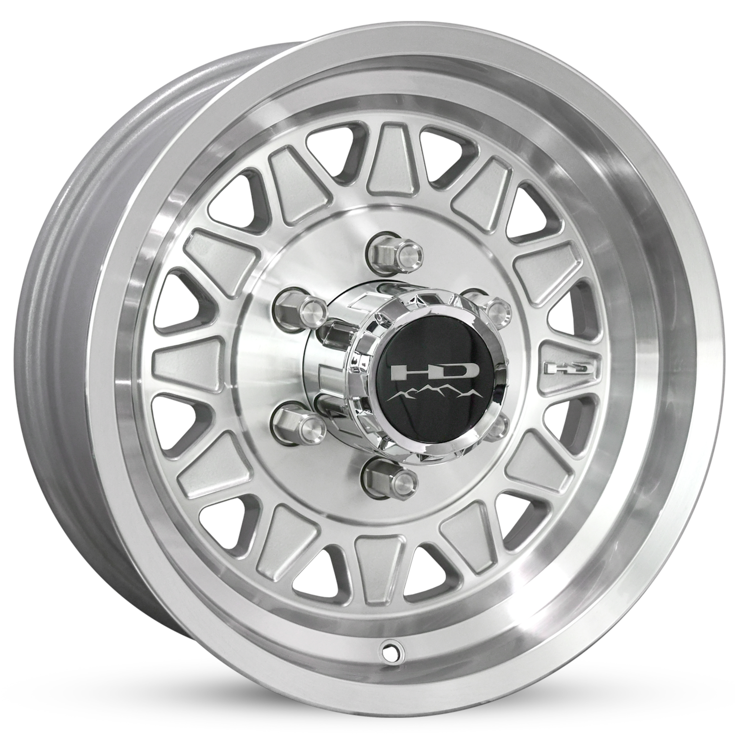 Silver Machined HD HDT Trailer Wheels