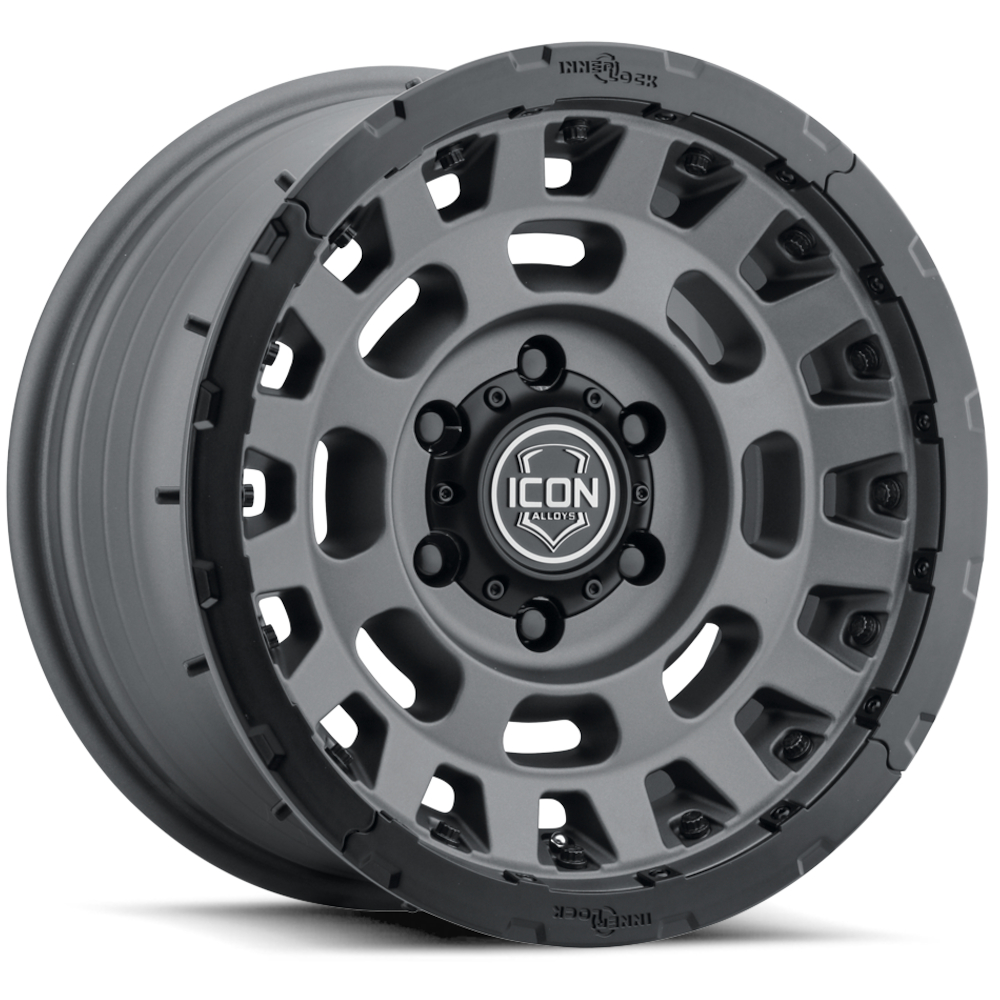 Charcoal Icon Alloys Hammer Pro Wheels