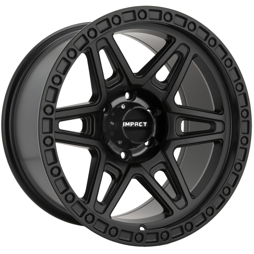 Matte Black Impact Offroad 881 Wheels