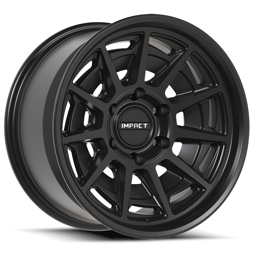 Satin Black Impact Offroad 8817 Wheels