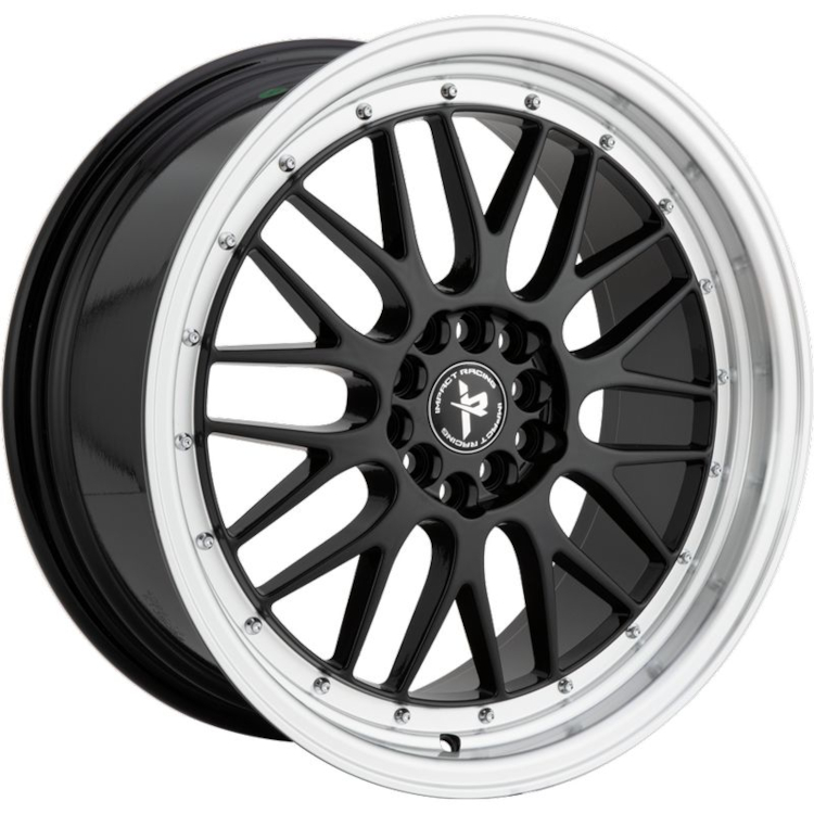 Black Machined Impact Racing 505 Wheels