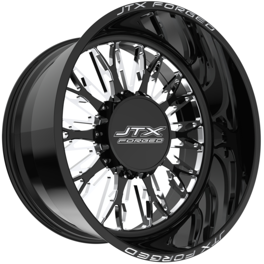 Black Milled JTX Forged Widow Phantom Wheels