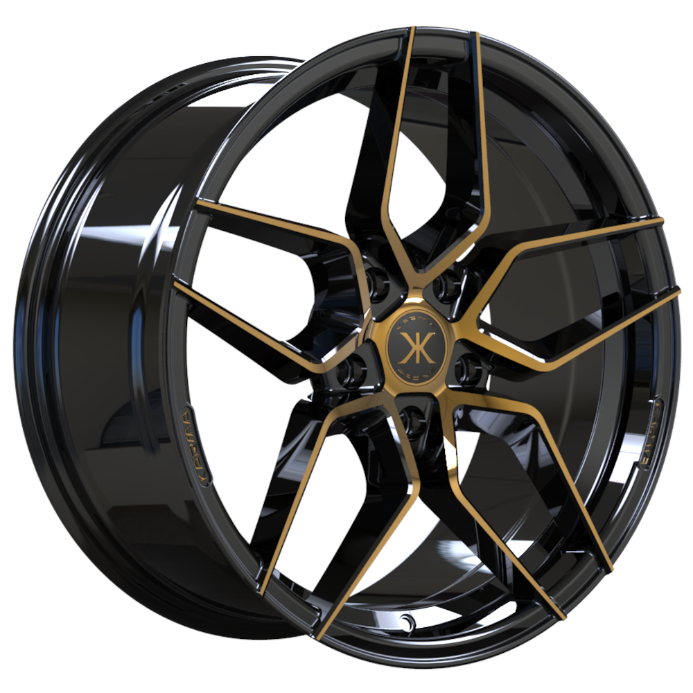 Black Bronze Karma Racing KR-100 Wheels