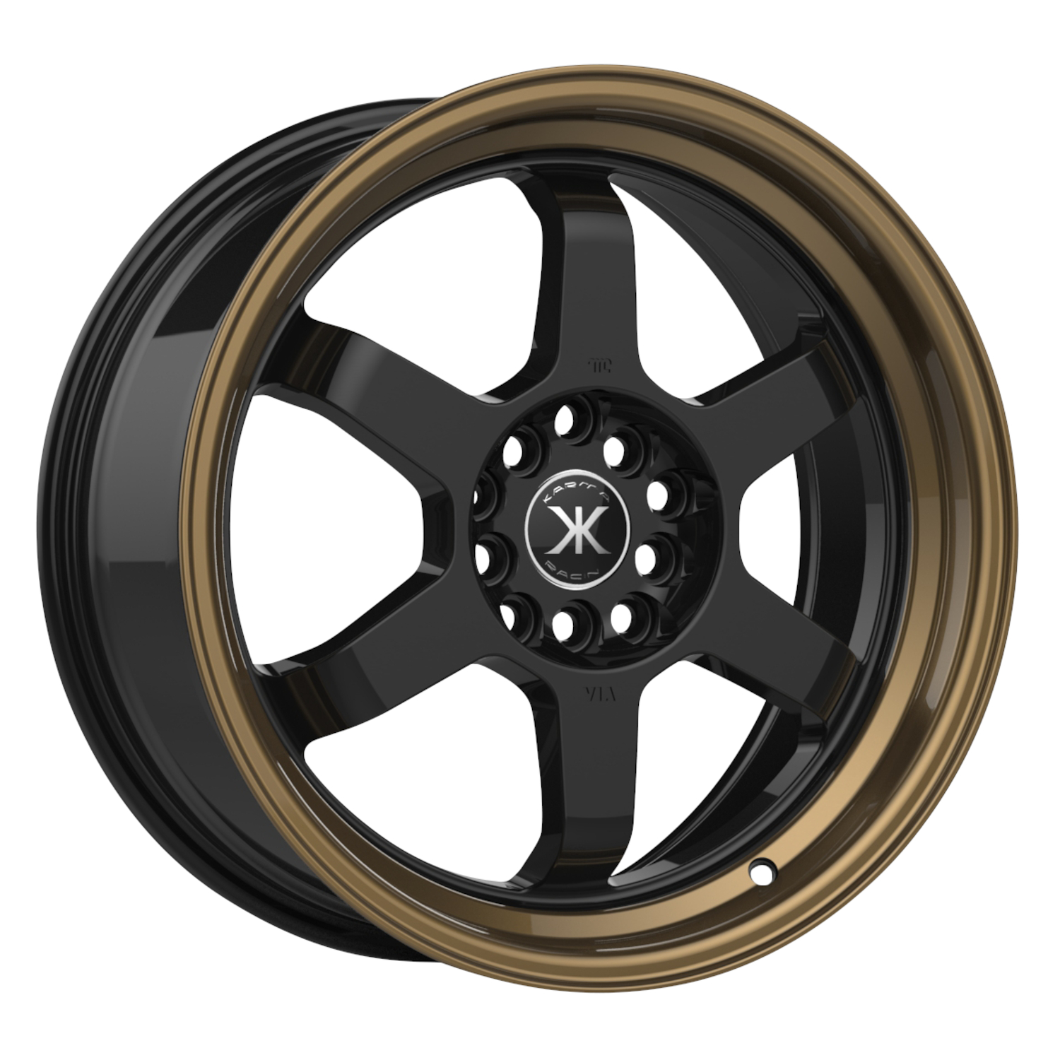 Black Bronze Karma Racing KR-106 Wheels