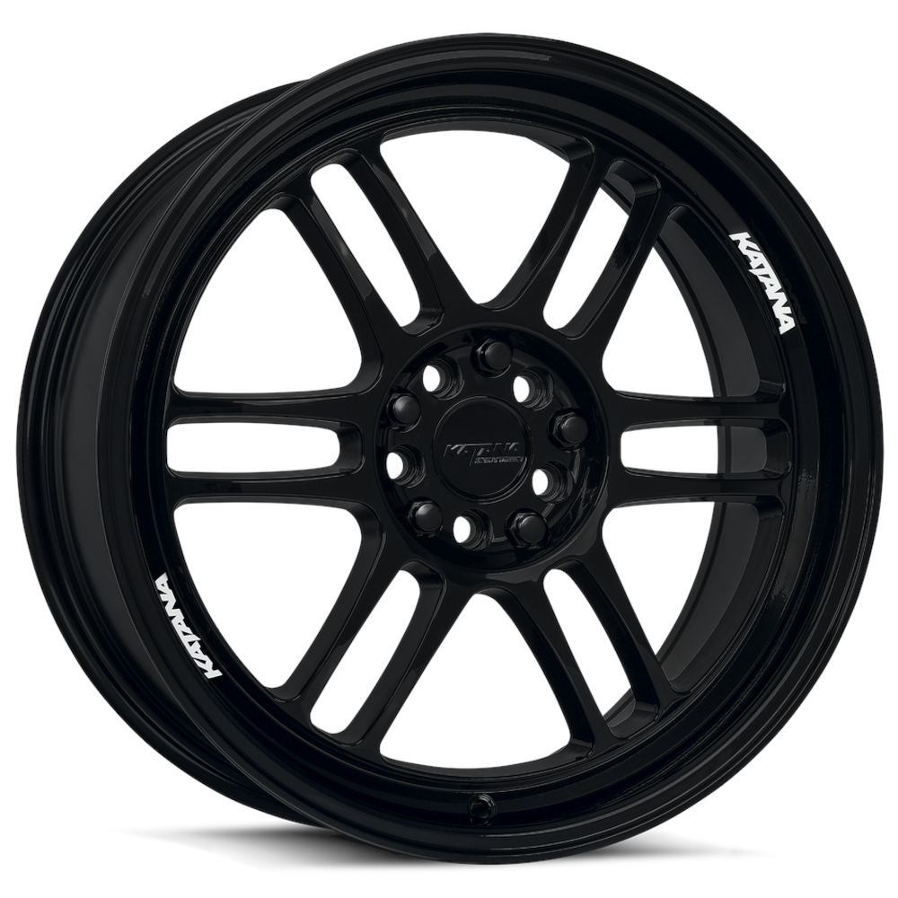 Matte Black Katana KR02 Wheels