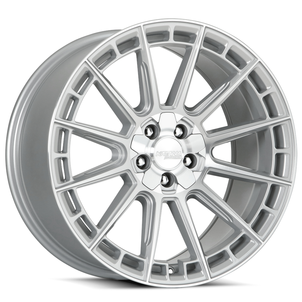 Silver Machined Katana KR11 Wheels